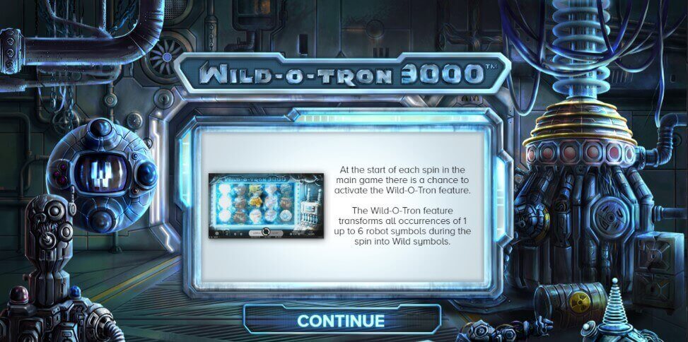 Wild O Tron 3000 Procesul jocului