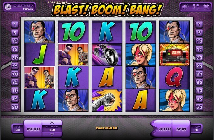 Blast Boom Bang Procesul jocului