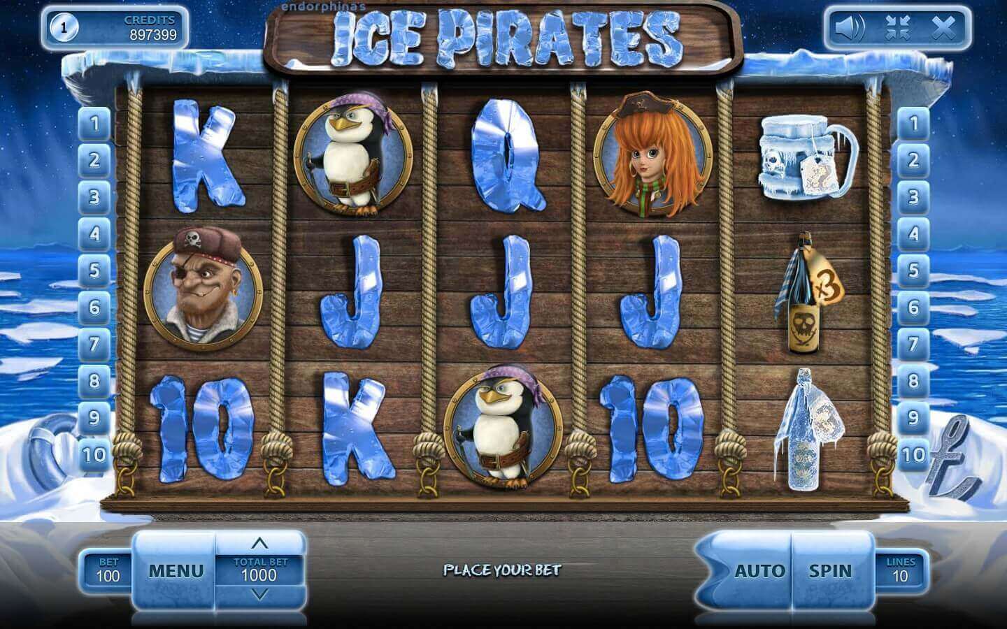 Ice Pirates Procesul jocului