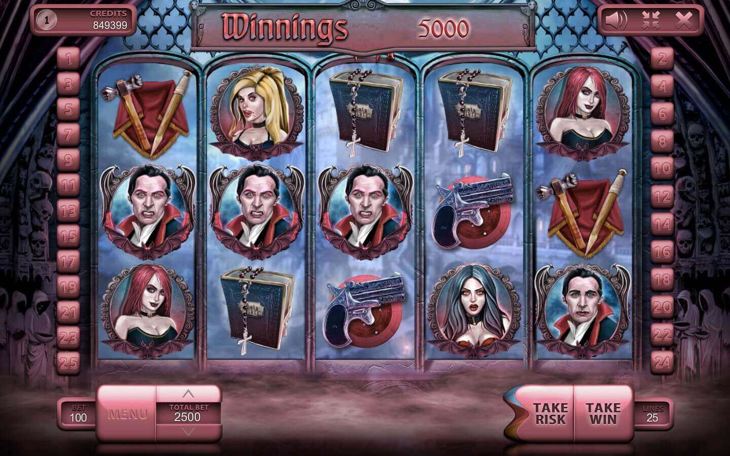 The Vampires Procesul jocului