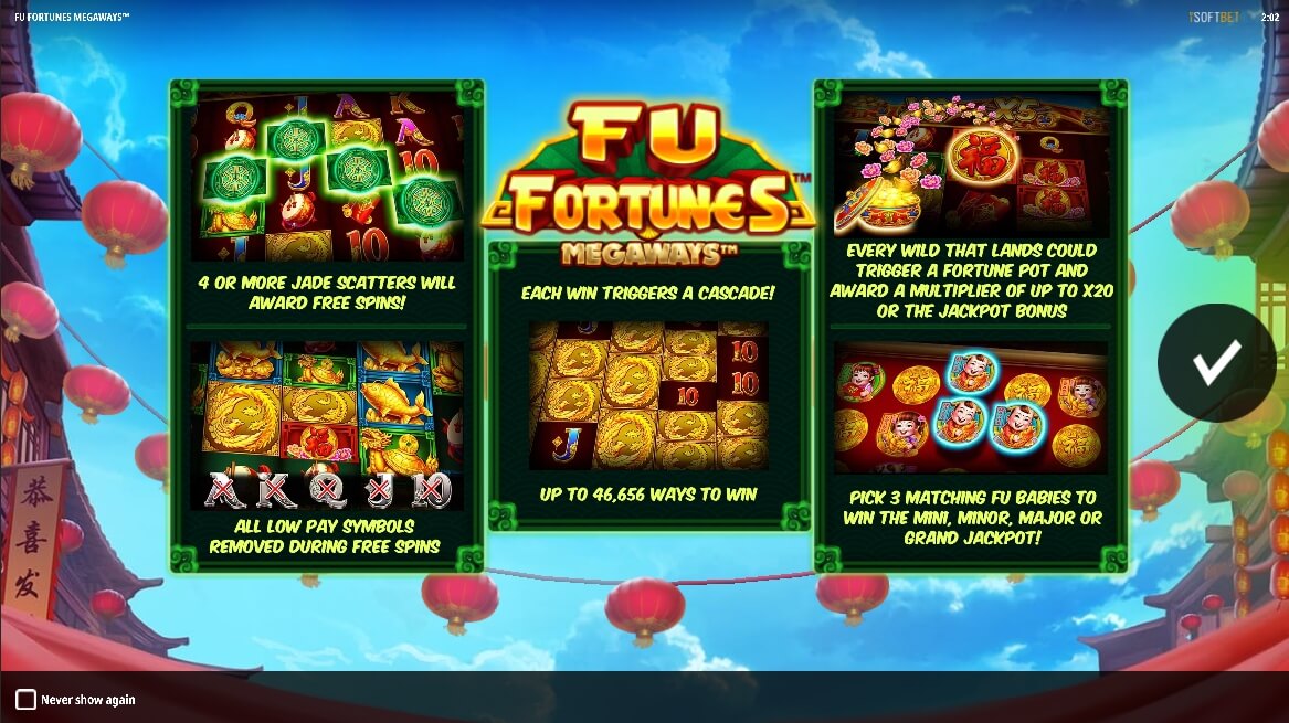 Fu Fortunes Megaways Procesul jocului