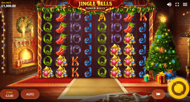 Jingle Bells Power Reels Procesul jocului