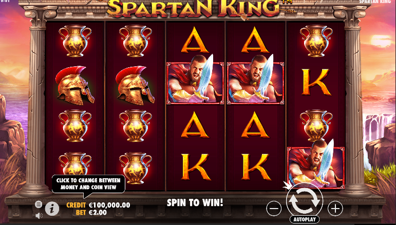 Spartan King Procesul jocului