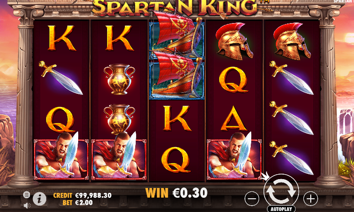 Spartan King Procesul jocului