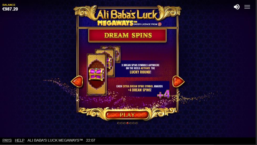 Ali Babas Luck Megaways Procesul jocului