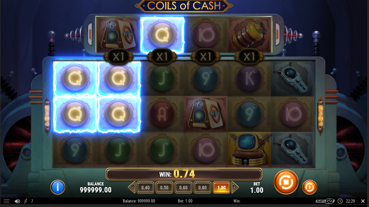 Coils of Cash Procesul jocului