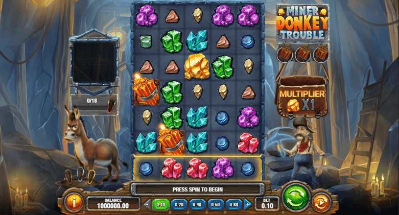 Miner Donkey Trouble Procesul jocului