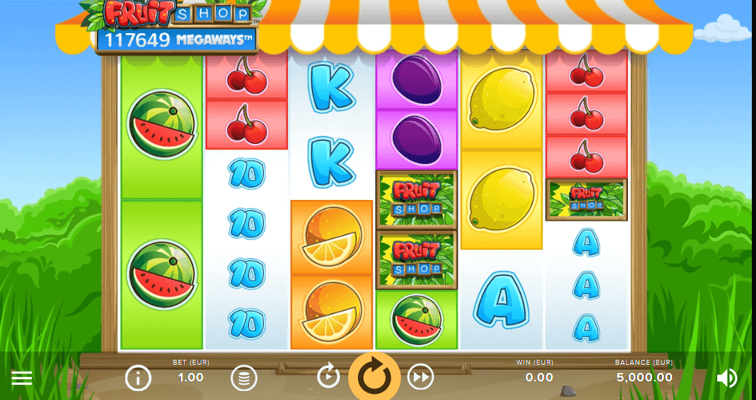 Fruit Shop Megaways Procesul jocului