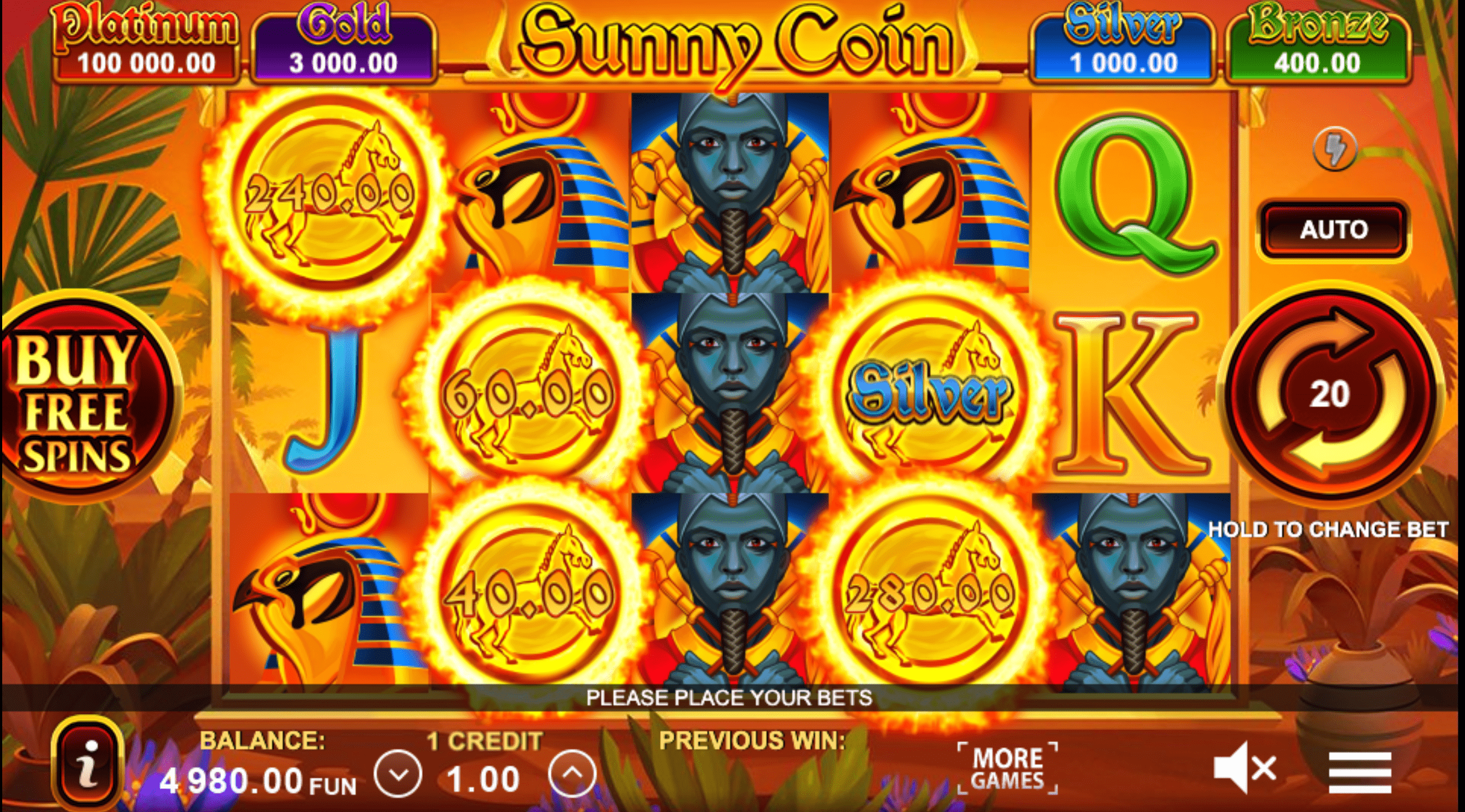 Sunny Coin: Hold the spin Procesul jocului